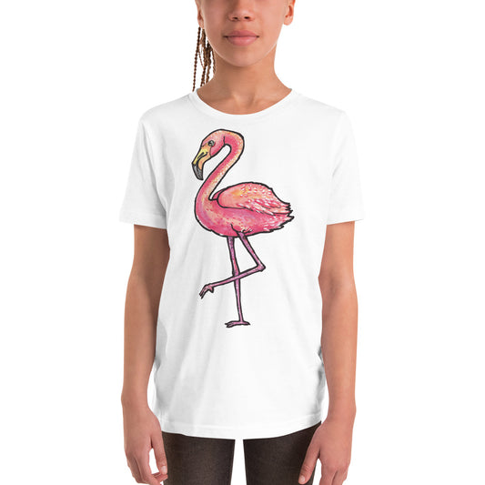 Printagon - Pink Ostrich - Kids Unisex T-shirt -