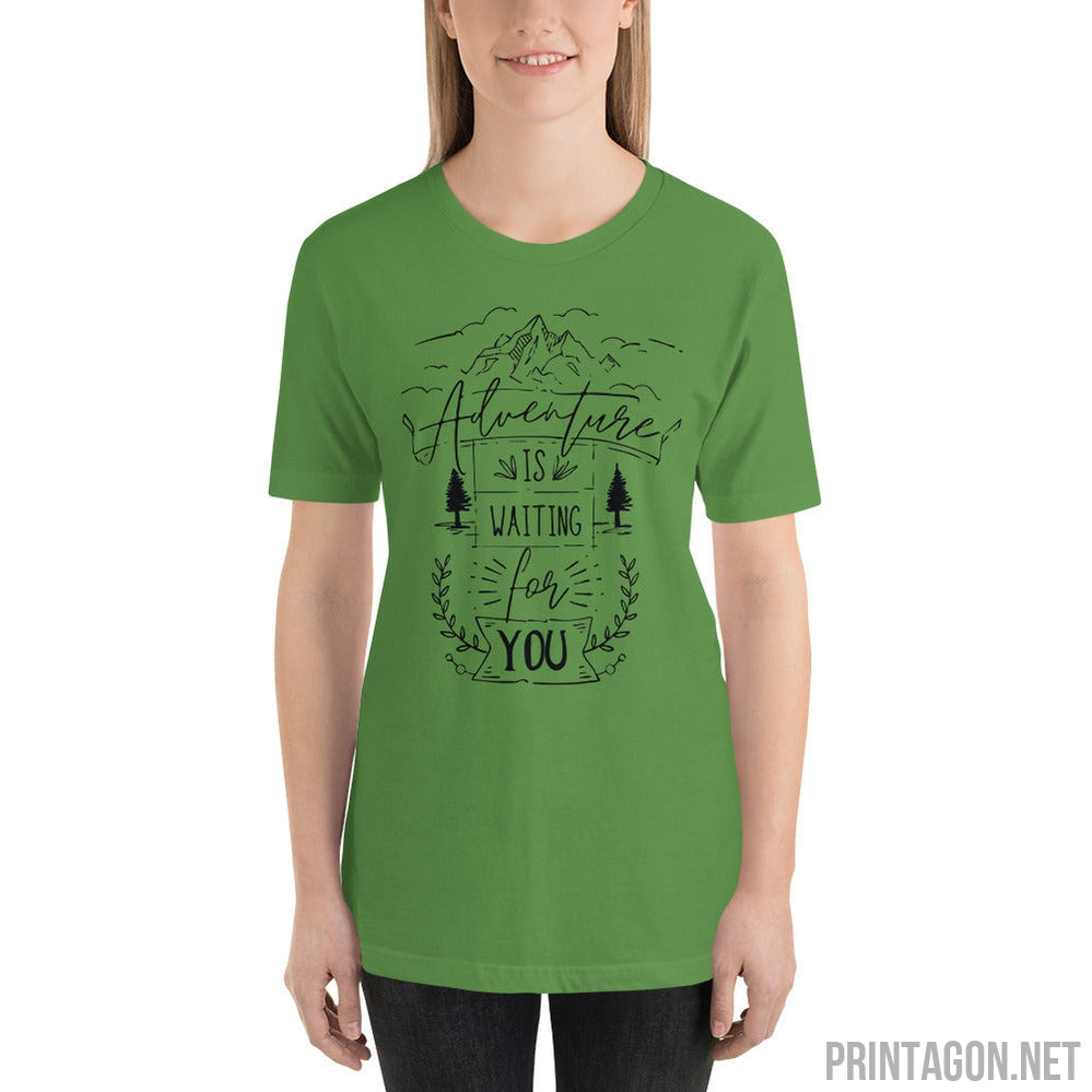 Printagon - Adventure Is Waiting For You - Unisex T-shirt -