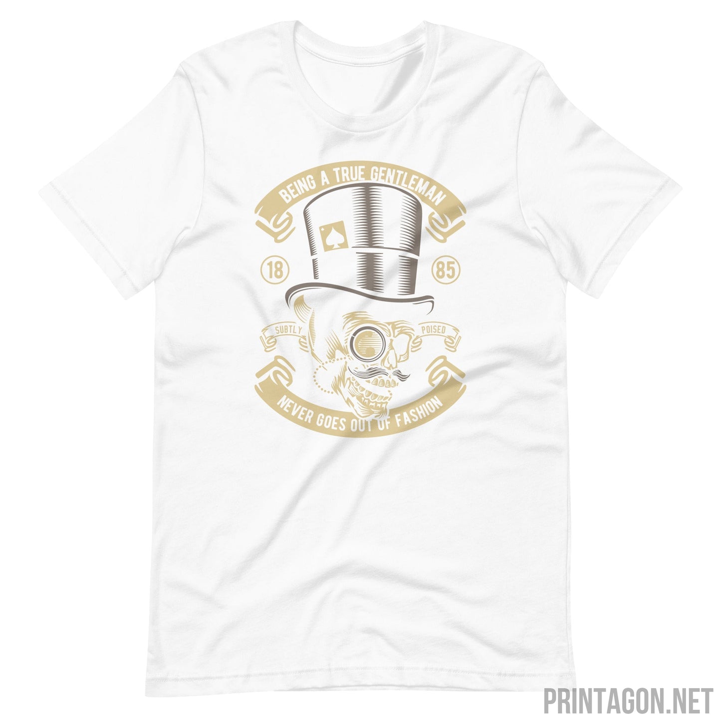 Printagon - Being a True Gentleman - White / XS