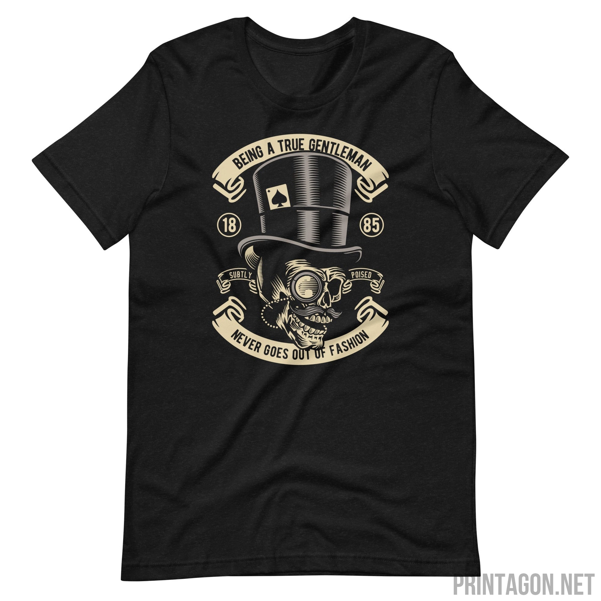 Printagon - Being a True Gentleman - Black Heather / XS