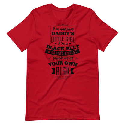 Printagon - Black Belt Martial Artist - T-shirt - Red / XS