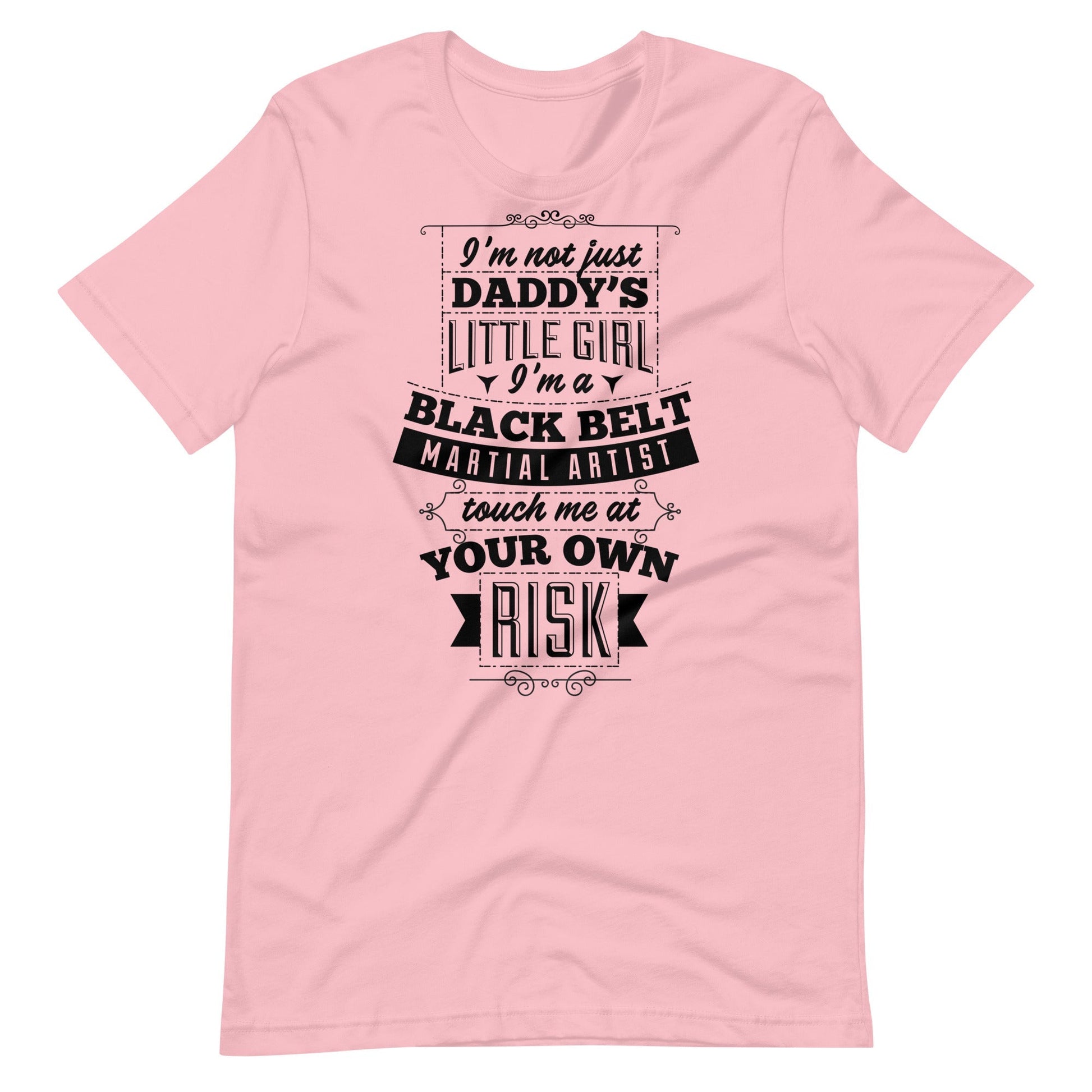 Printagon - Black Belt Martial Artist - T-shirt - Pink / S