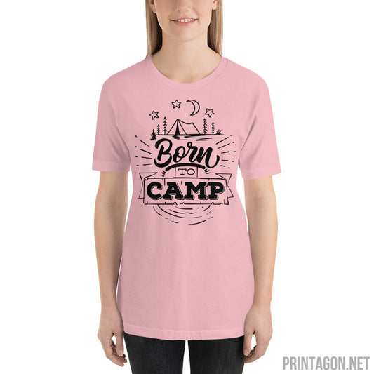 Printagon - Born To Camp 002 - Unisex T-shirt -