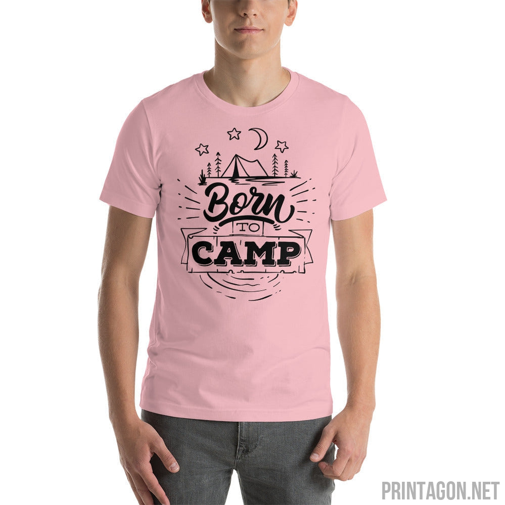 Printagon - Born To Camp 002 - Unisex T-shirt -