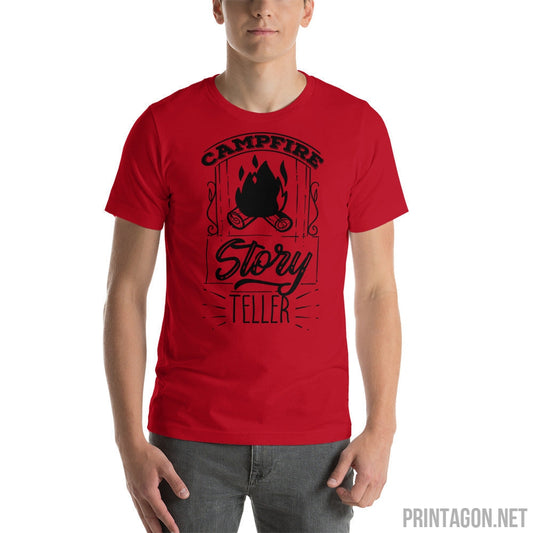 Printagon - Campfire Story Teller - Unisex T-shirt -