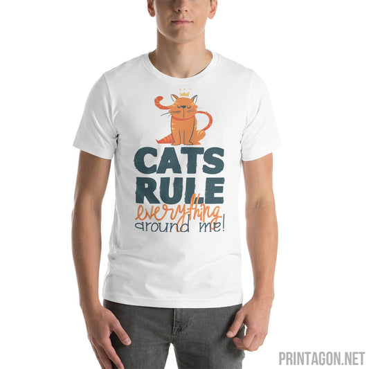 Printagon - Cats Rule - Unisex T-shirt -