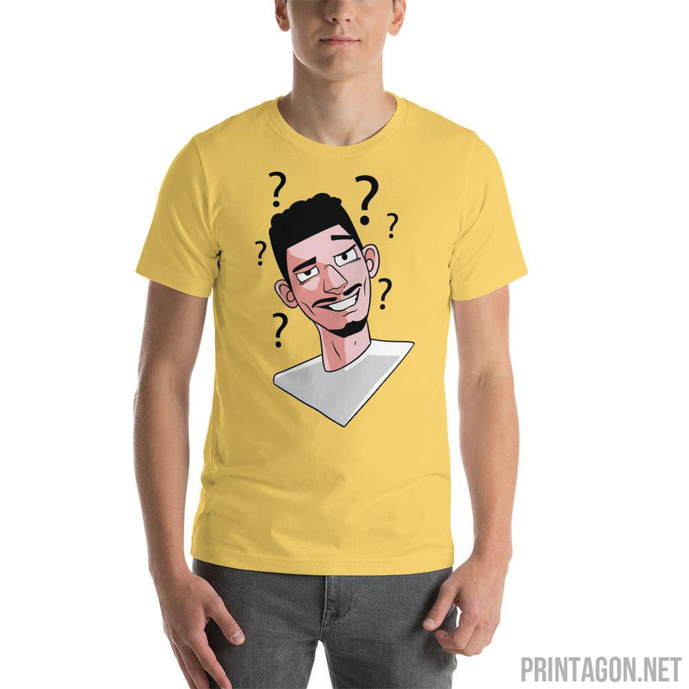 Printagon - Confused Man 003 - Unisex T-shirt -