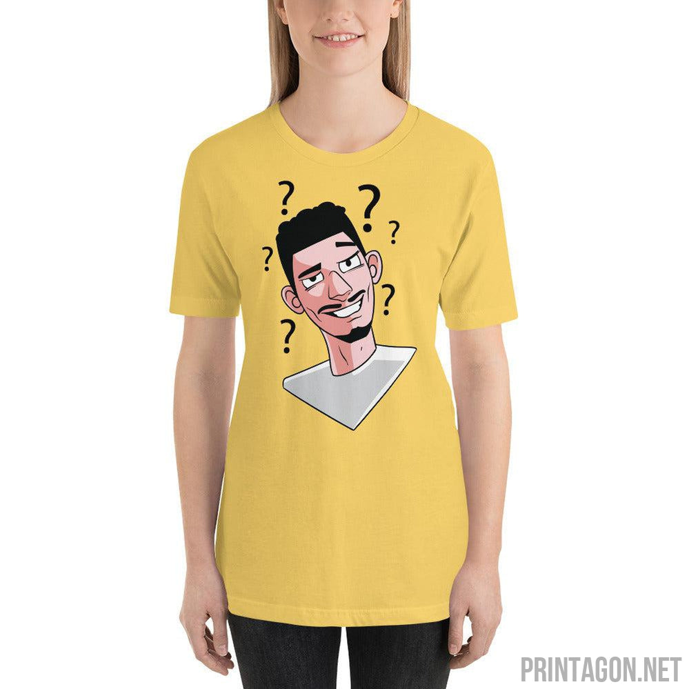 Printagon - Confused Man 003 - Unisex T-shirt -