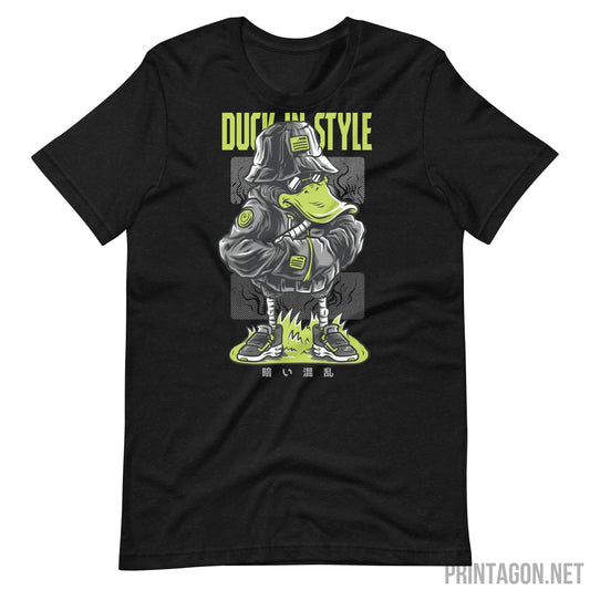 Printagon - Duck in Style - Black Heather / XS