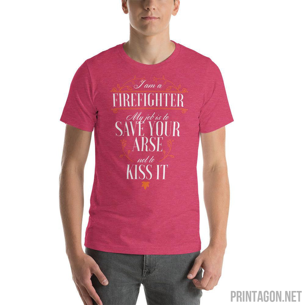 Printagon - Fire Fighter Unisex T-shirt -