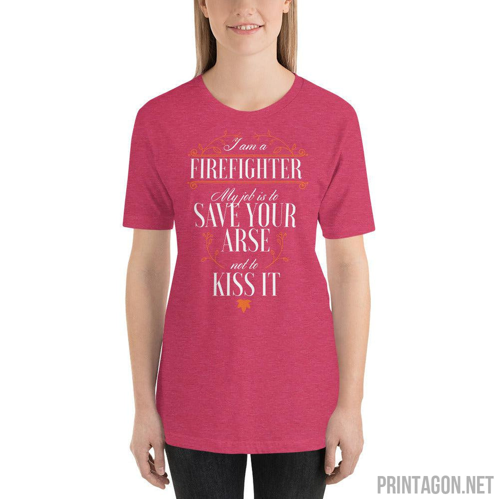 Printagon - Fire Fighter Unisex T-shirt -