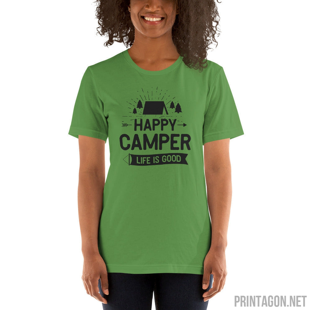 Printagon - Happy Camper - Unisex T-shirt -