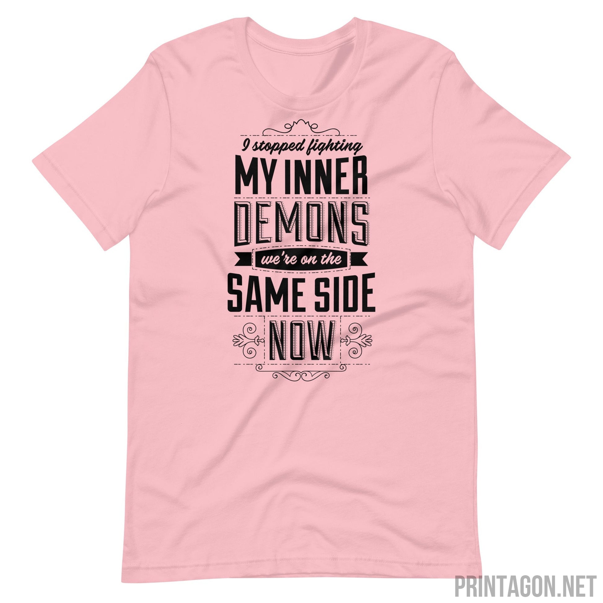 Printagon - Inner Demons - Unisex T-shirt - Pink / S