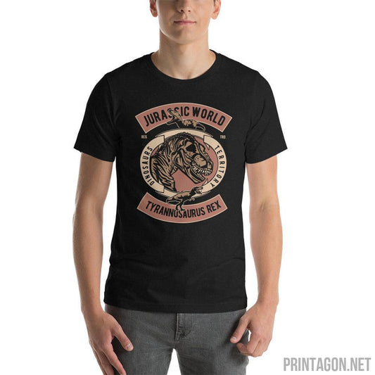 Printagon - Jurassic World - Black Heather / XS