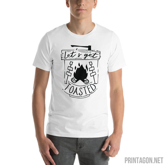 Printagon - Let's Get Toasted - Unisex T-shirt -