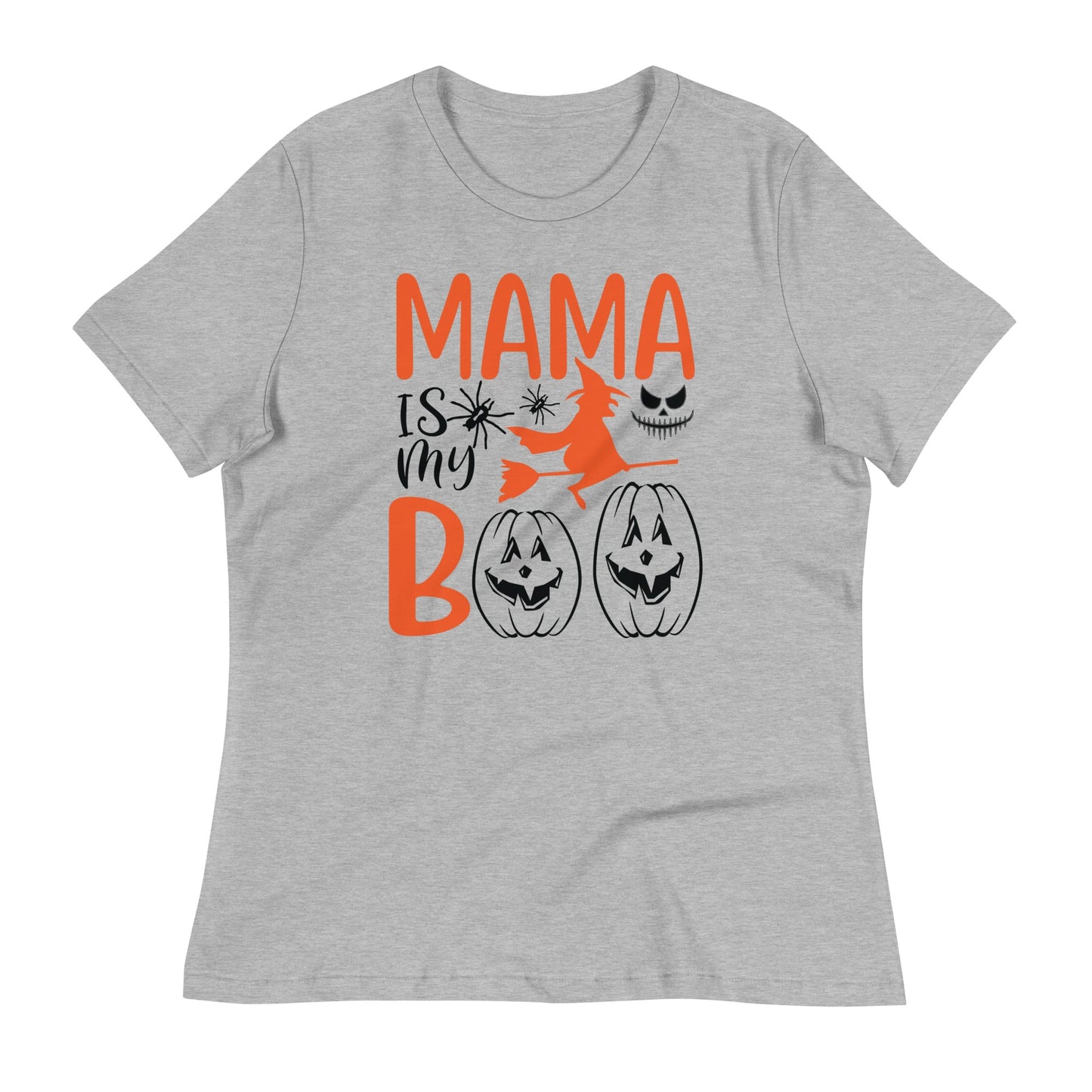 Printagon - Mama is my BOO - Athletic Heather / M