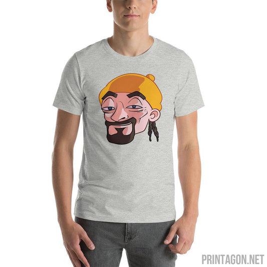 Man with Cap 002 - Unisex T-shirt - Printagon