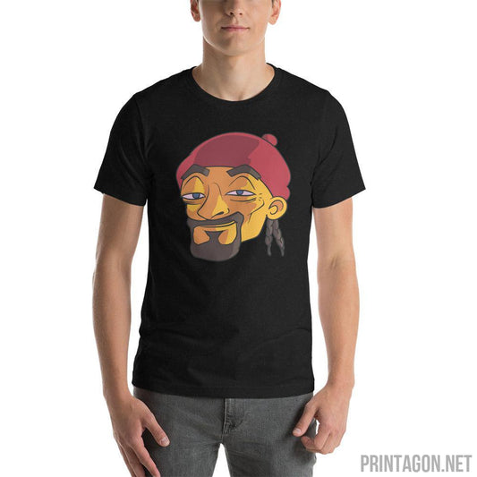 Man with Cap 003 - Unisex T-shirt - Printagon