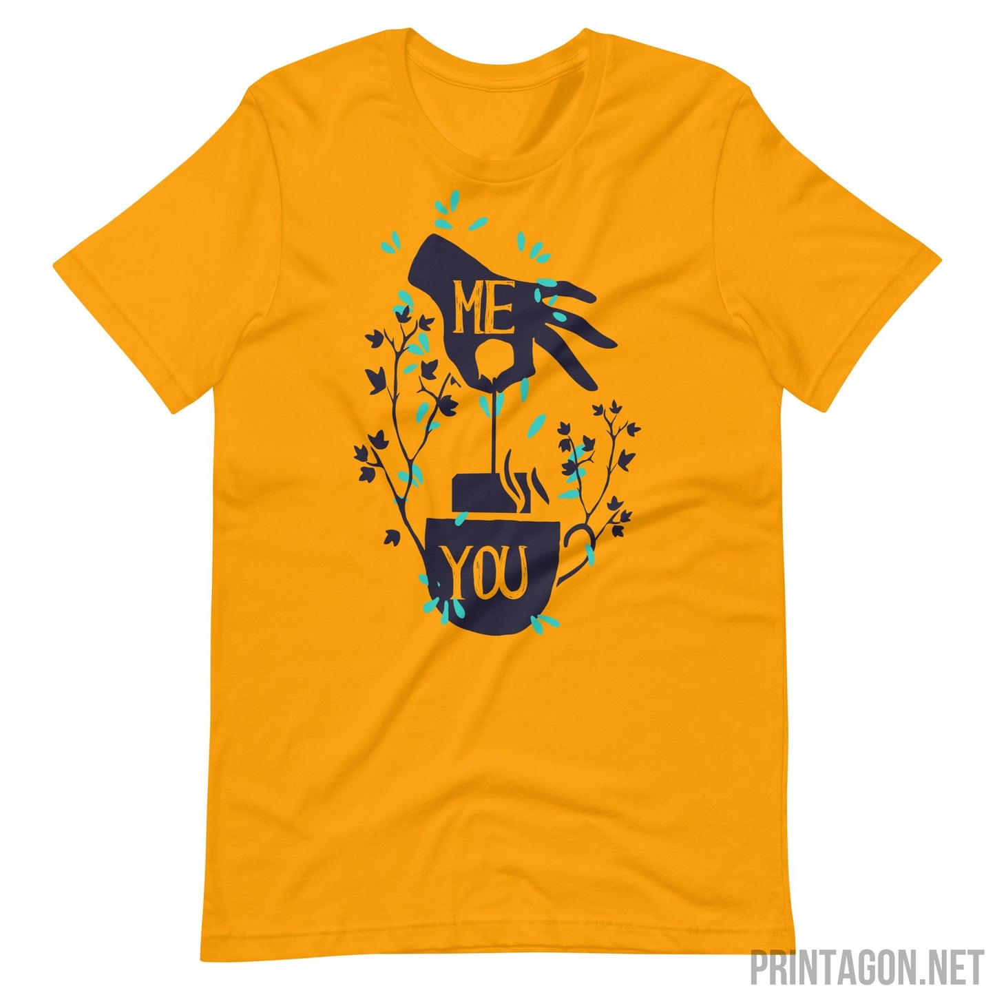 Me You - Unisex T-shirt - Gold / S Printagon