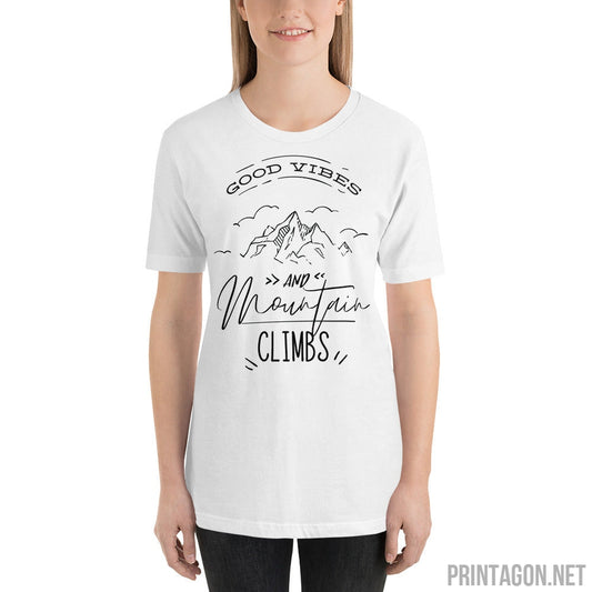 Printagon - Mountain Climbs - Unisex T-shirt -