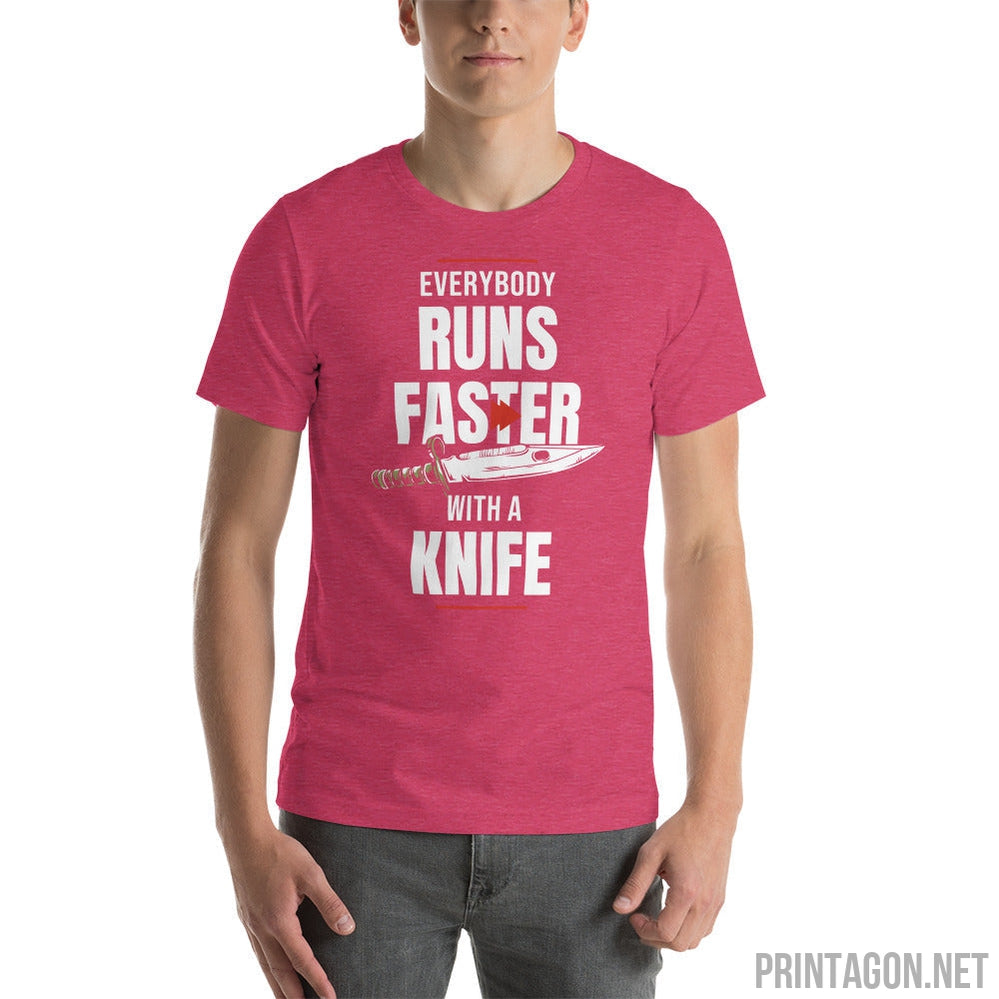 Runs Faster - Unisex T-shirt - Printagon