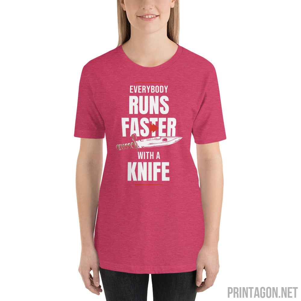 Runs Faster - Unisex T-shirt - Printagon