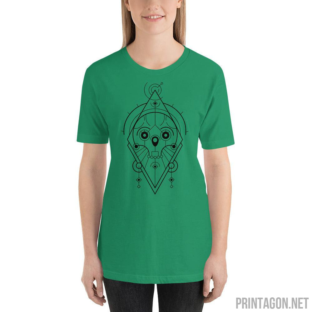 Sacred Geometric Skull - Unisex T-shirt - Printagon