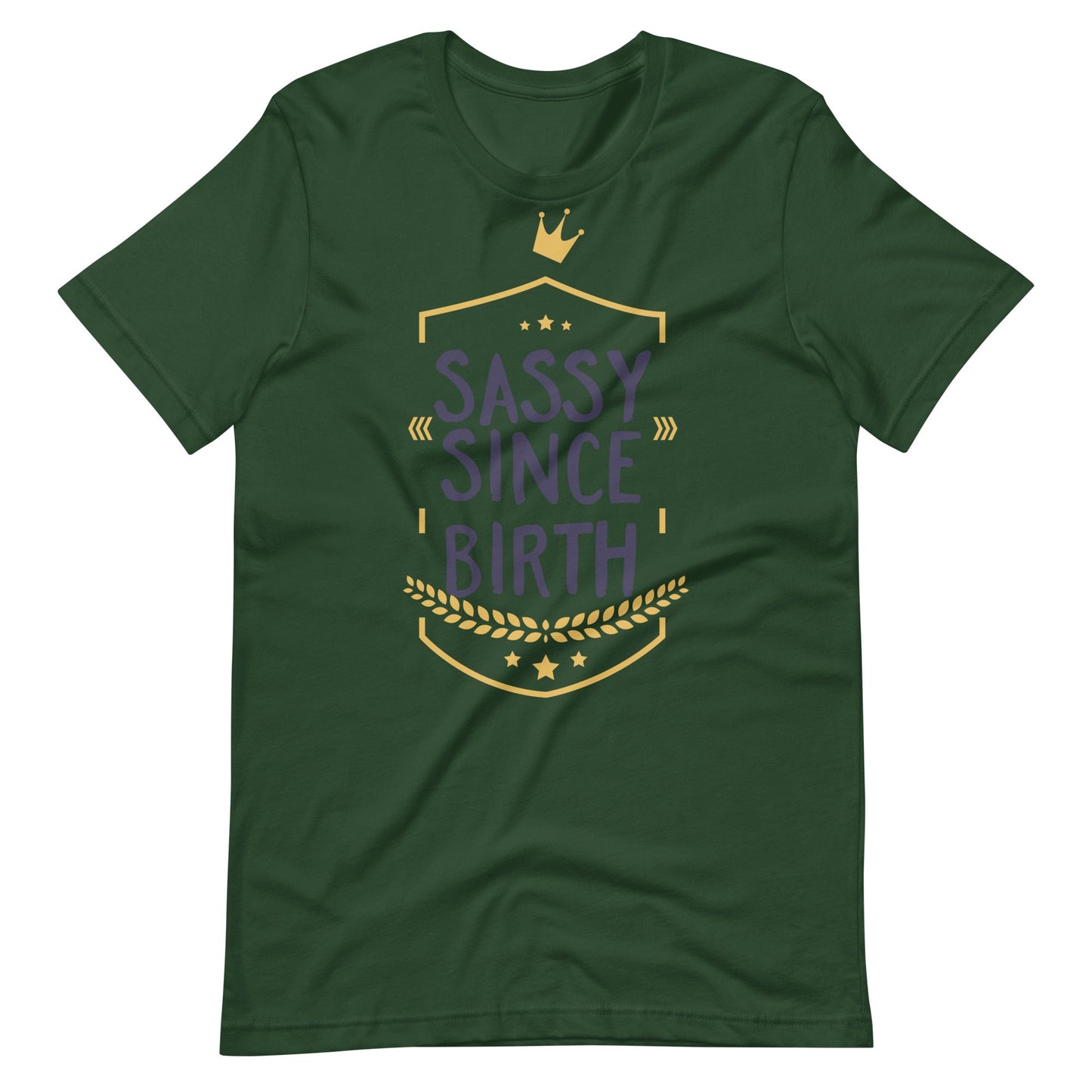 Sassy Since Birth T-shirt - Forest / S Printagon