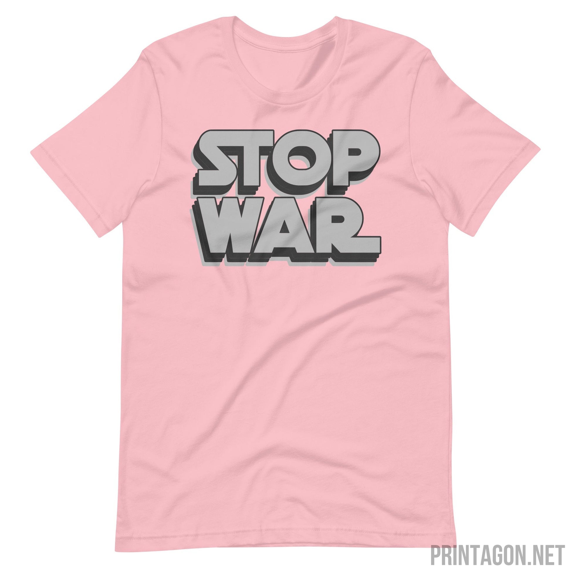 Stop War 003 - Unisex T-shirt - Pink / S Printagon