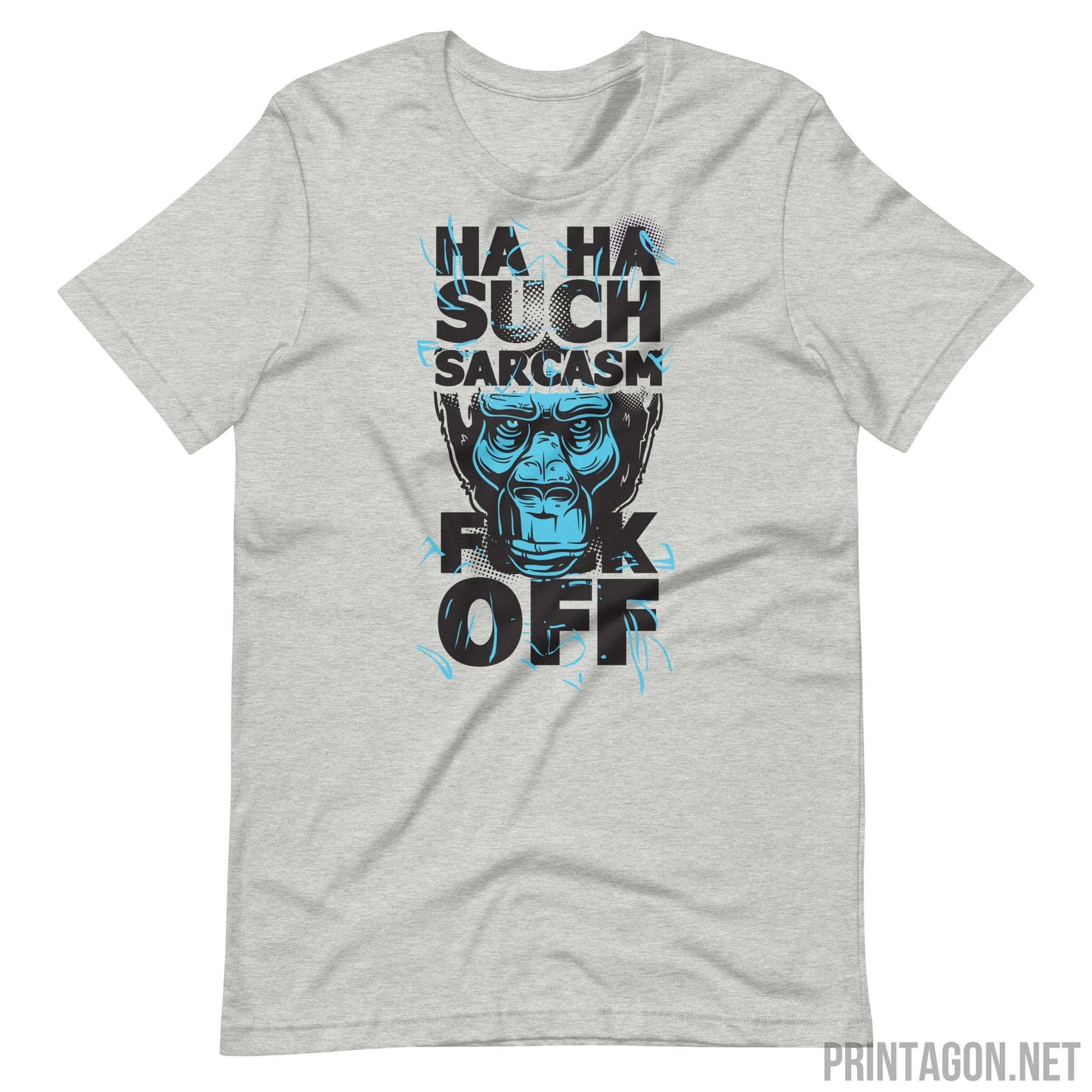 Such Sarcasm - Unisex T-shirt - Athletic Heather / XS Printagon