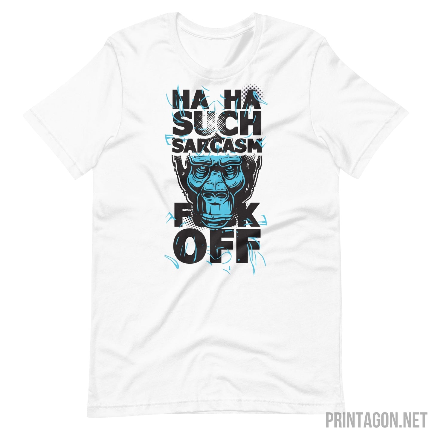 Such Sarcasm - Unisex T-shirt - White / XS Printagon