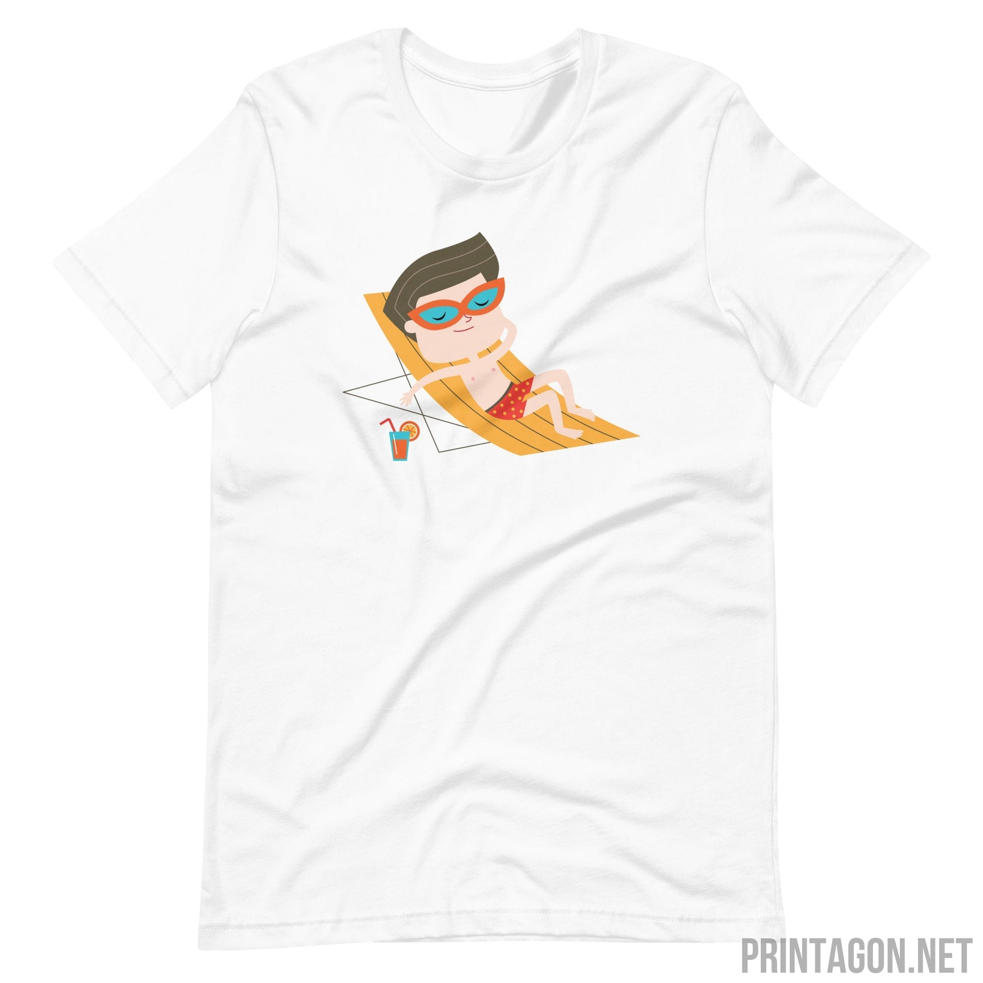 Summer Character - Unisex T-shirt - White / XS Printagon