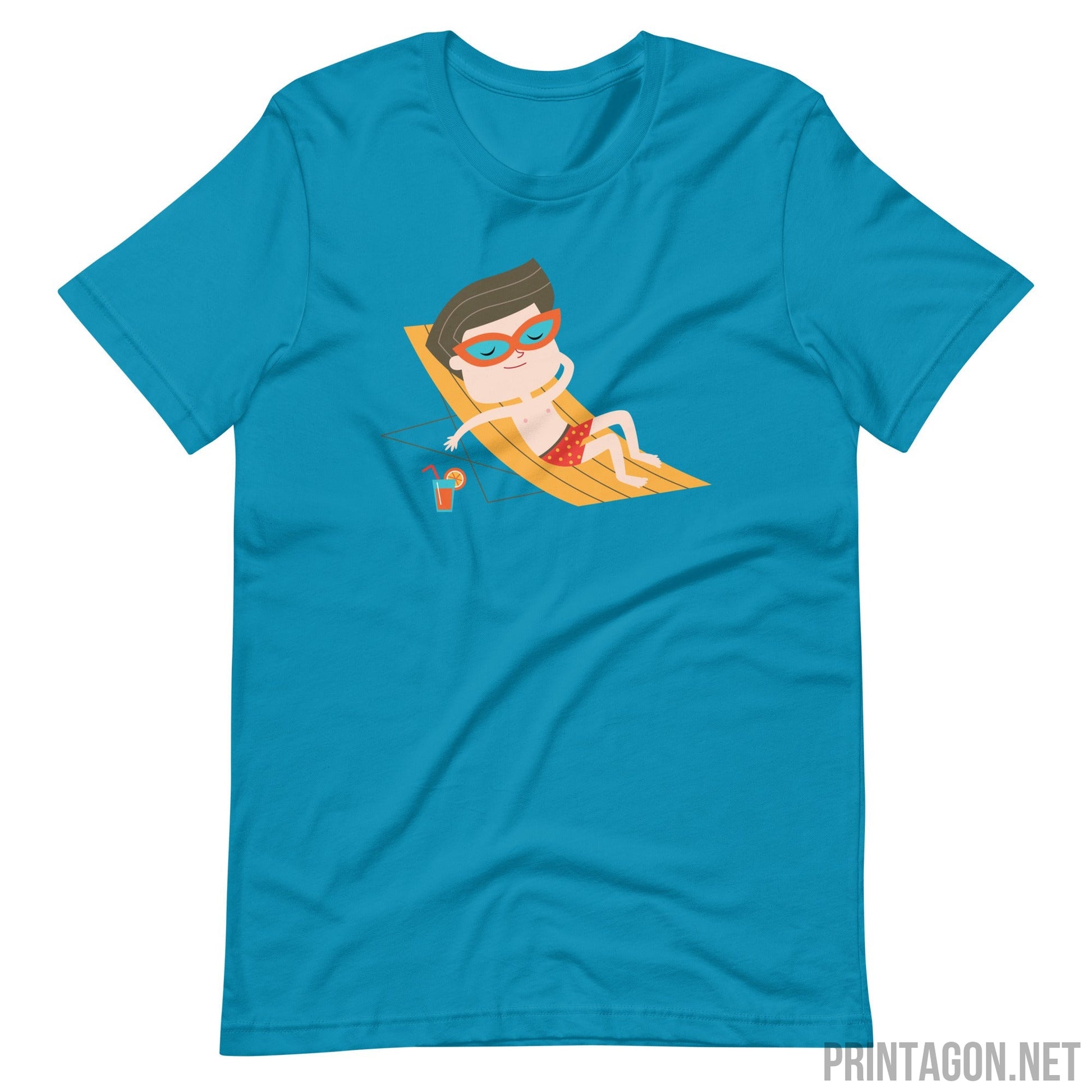 Summer Character - Unisex T-shirt - Aqua / S Printagon