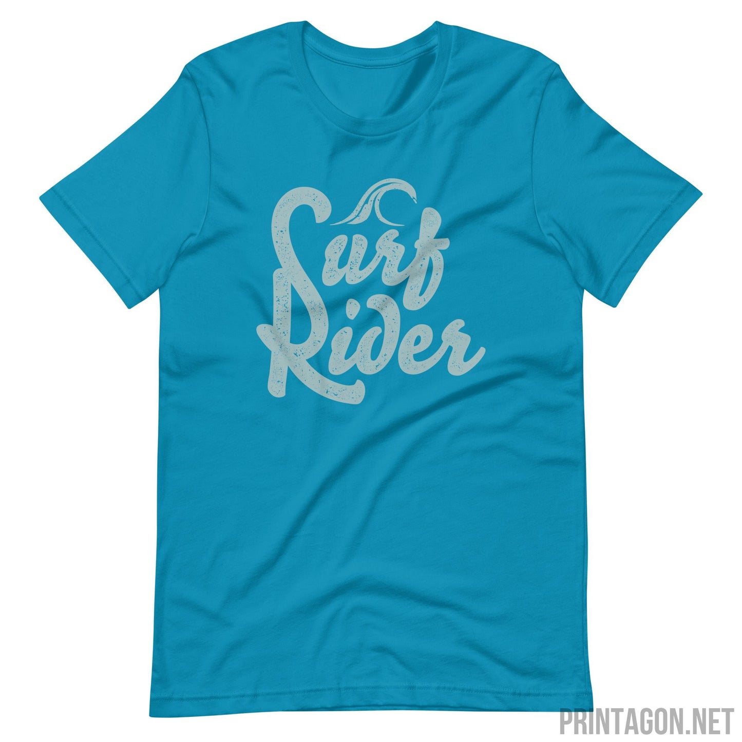 Surf Rider - Unisex T-shirt - Aqua / S Printagon