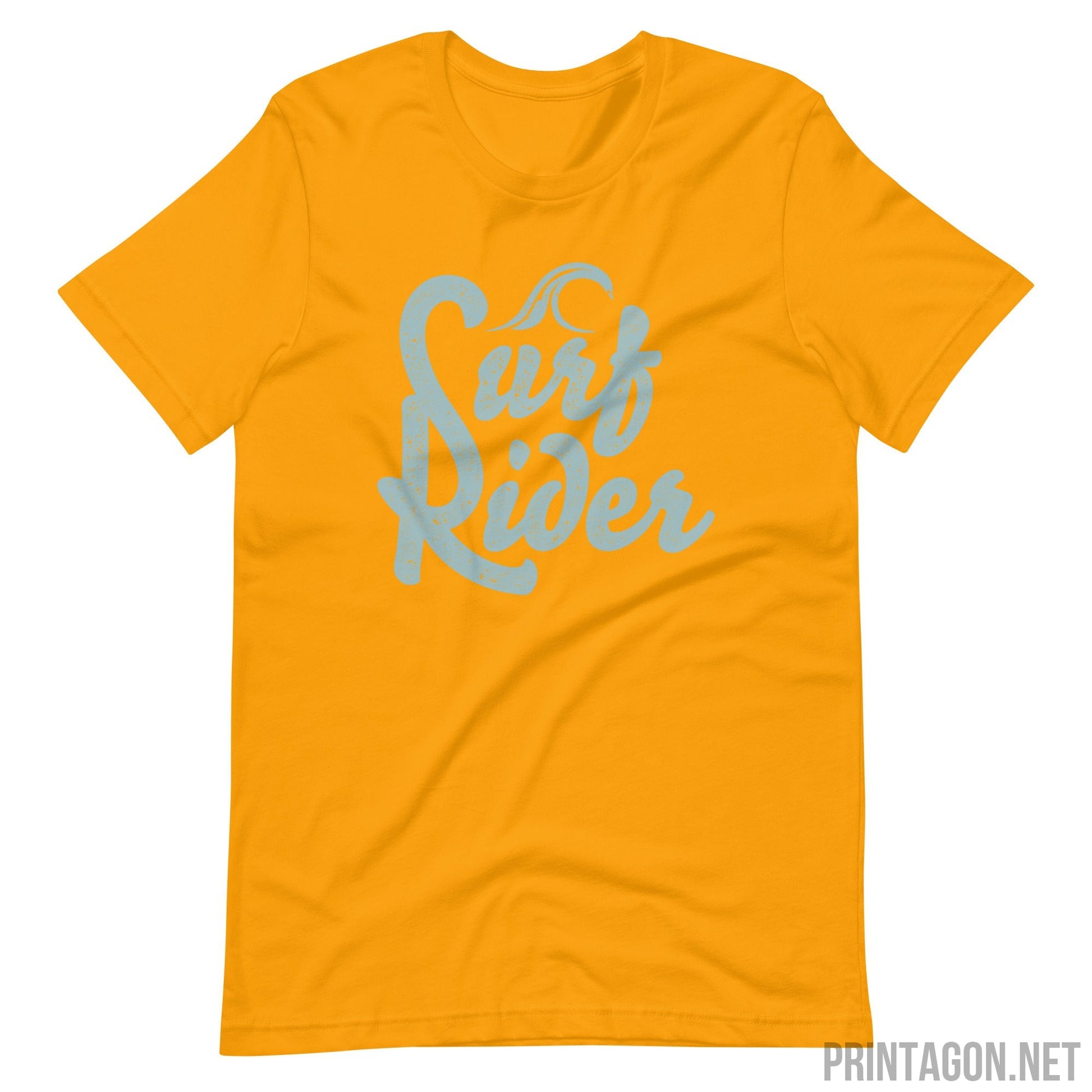 Surf Rider - Unisex T-shirt - Gold / S Printagon