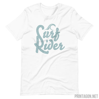 Surf Rider - Unisex T-shirt - White / XS Printagon