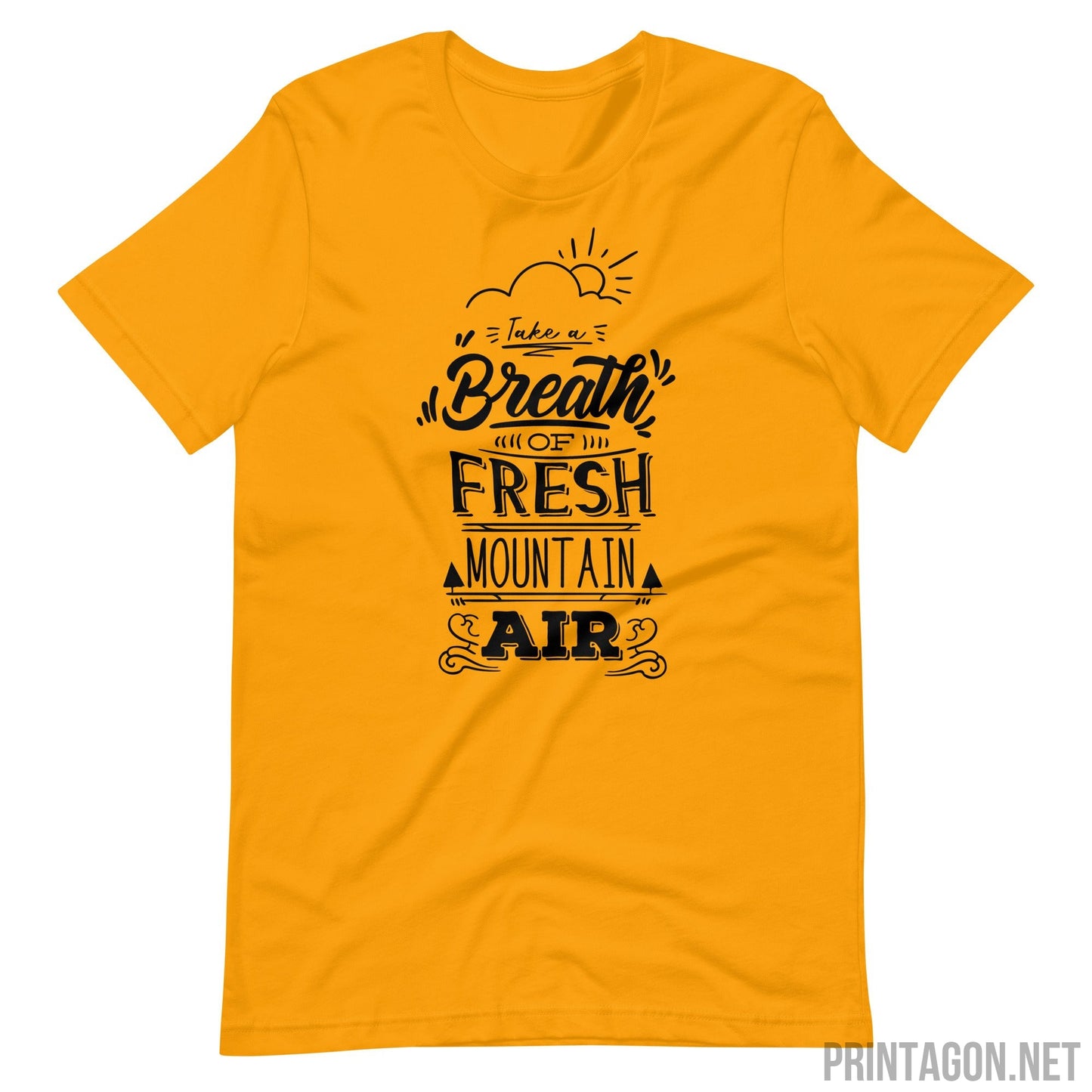 Take A Break - Unisex T-shirt - Gold / S Printagon