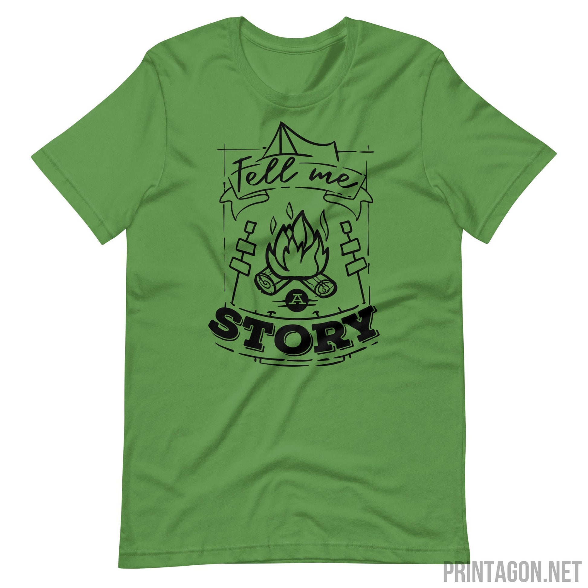 Tell Me A Story - Unisex T-shirt - Leaf / S Printagon