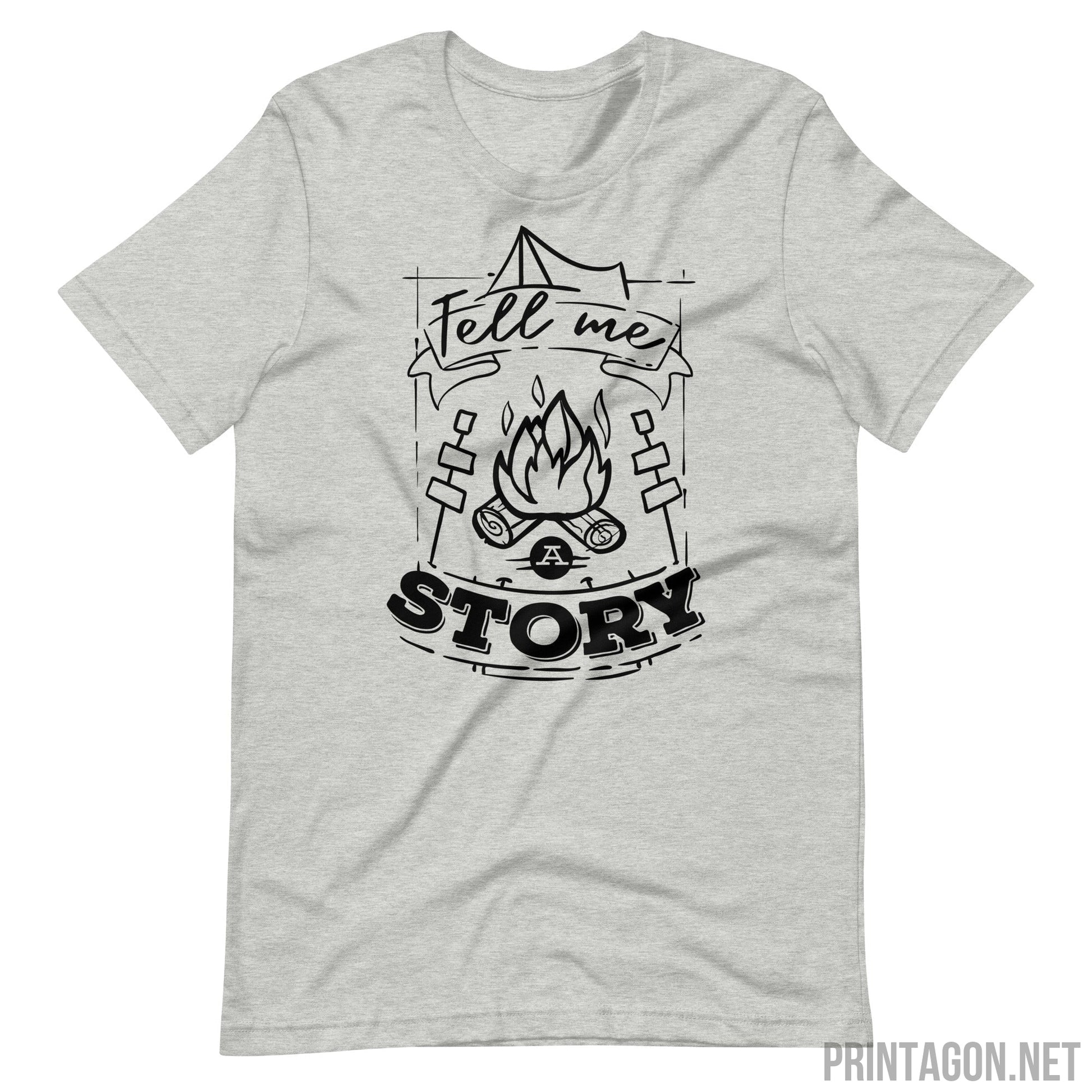 Tell Me A Story - Unisex T-shirt - Athletic Heather / XS Printagon