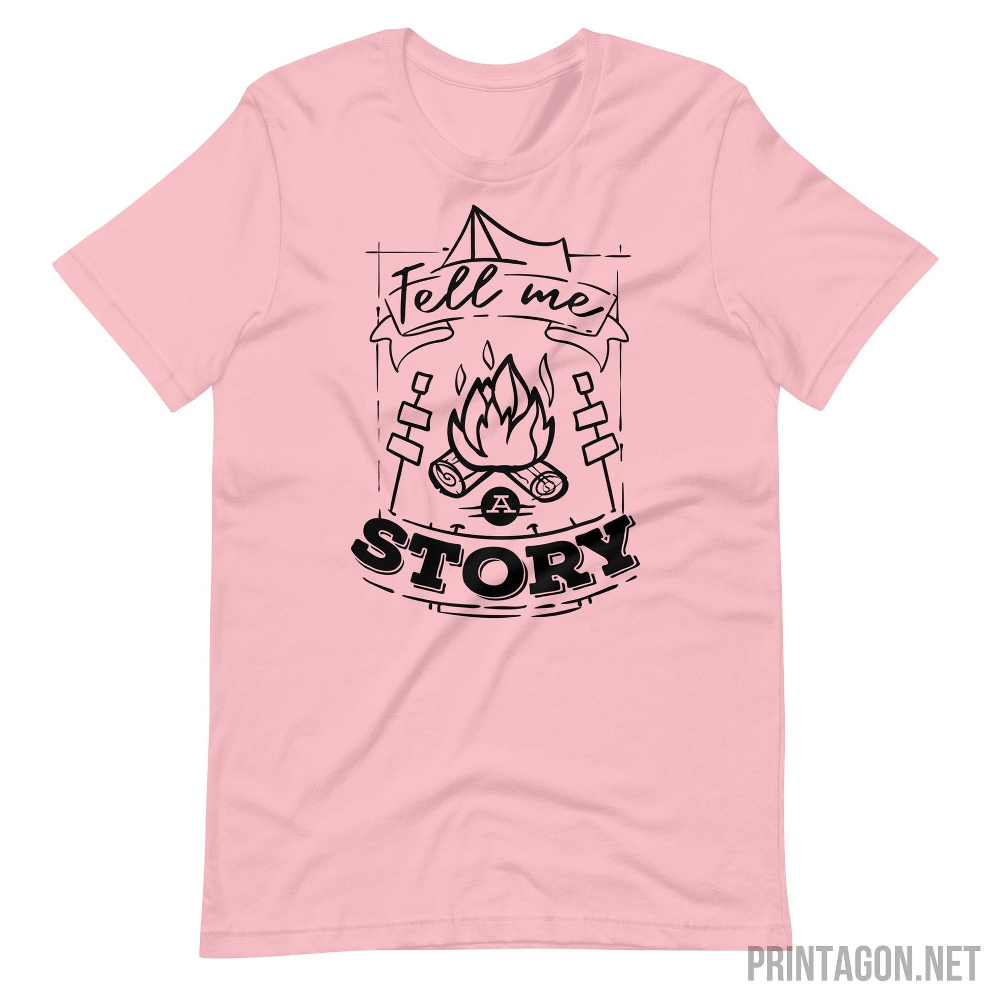 Tell Me A Story - Unisex T-shirt - Pink / S Printagon