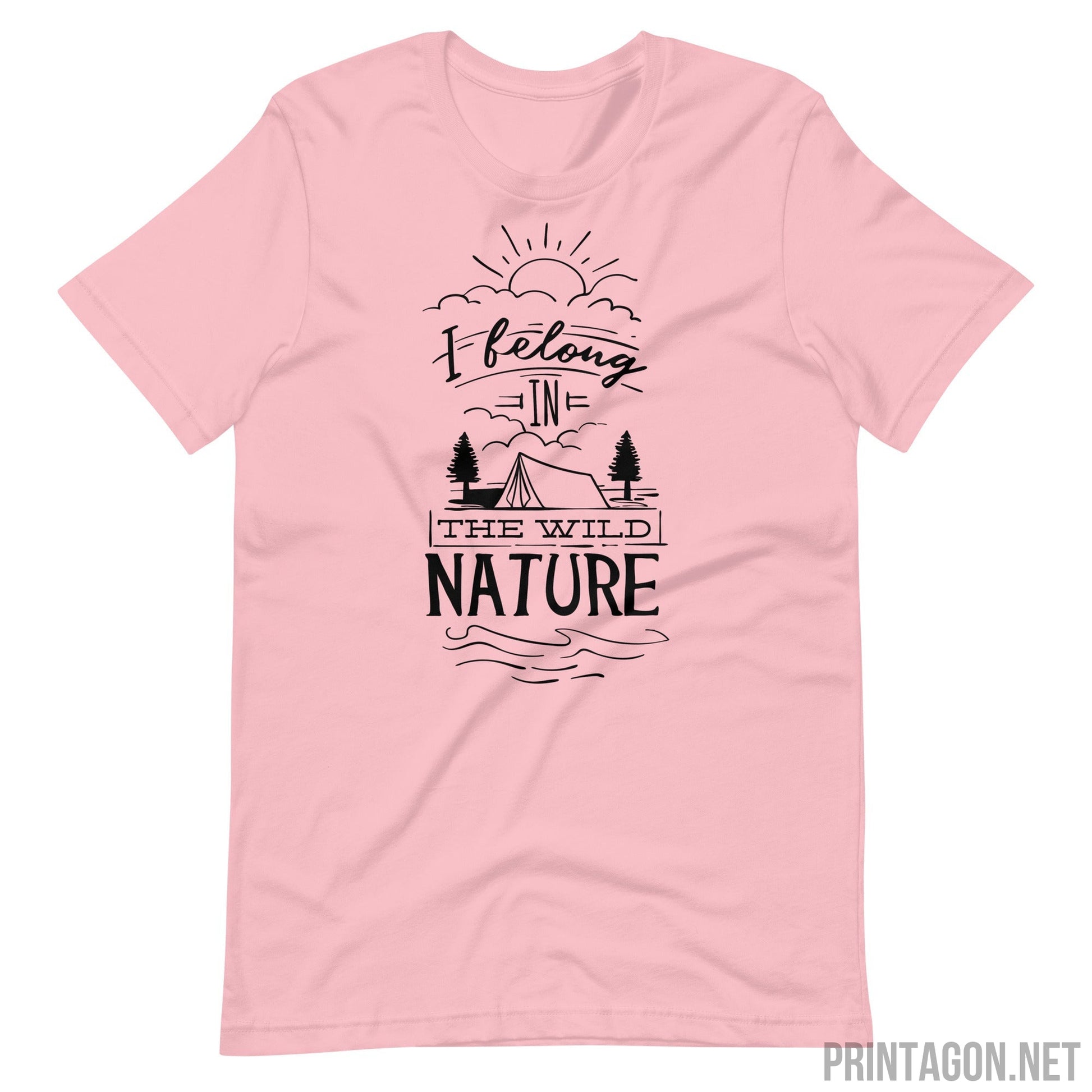 The Wild Nature - Unisex T-shirt - Pink / S Printagon