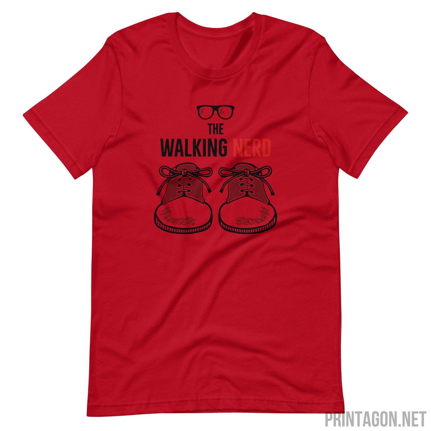 Walking Nerd - Red / XS Printagon