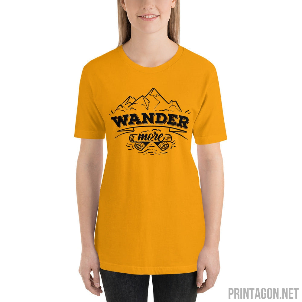 Wander More - Unisex T-shirt - Printagon