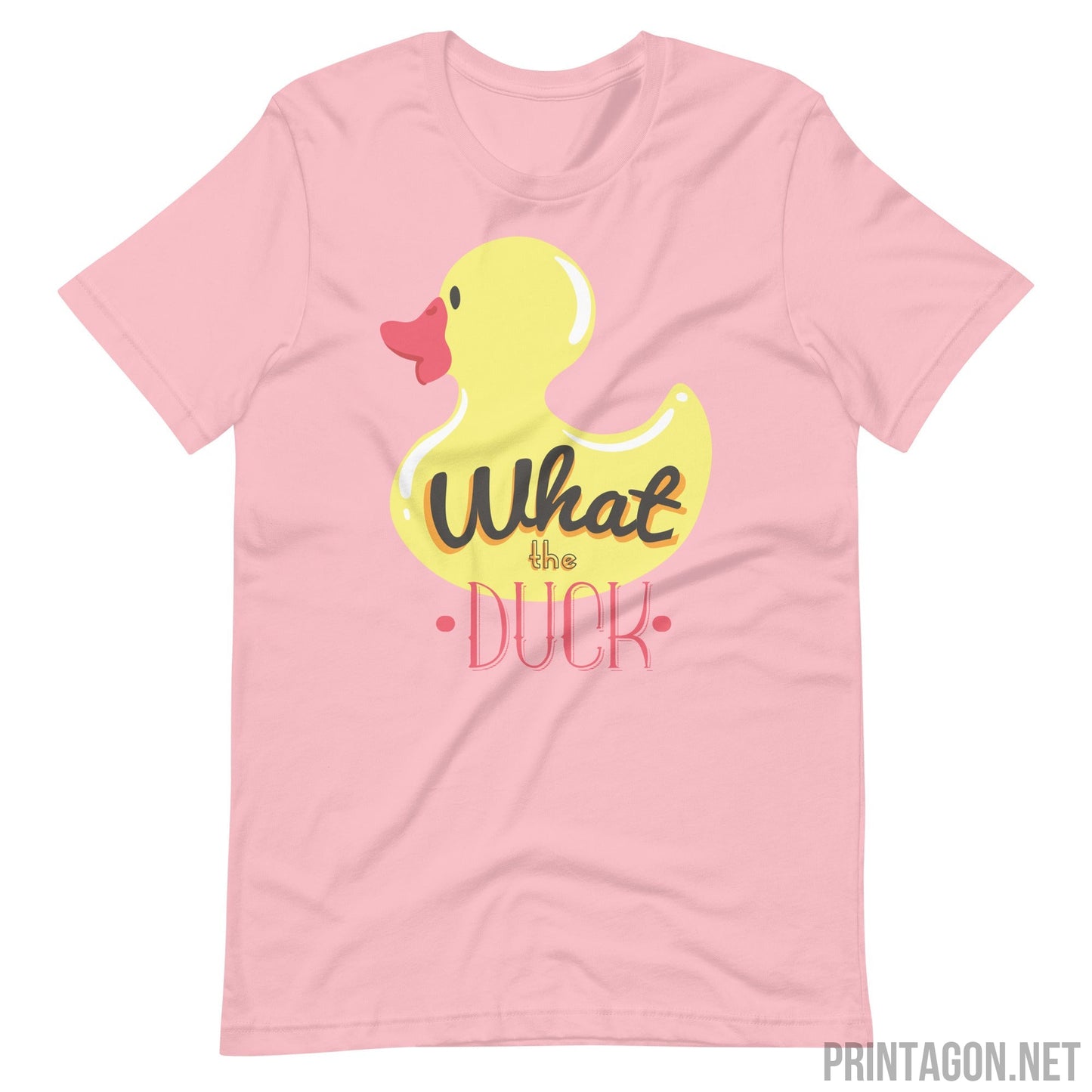 What The Duck - Unisex T-shirt - Pink / S Printagon