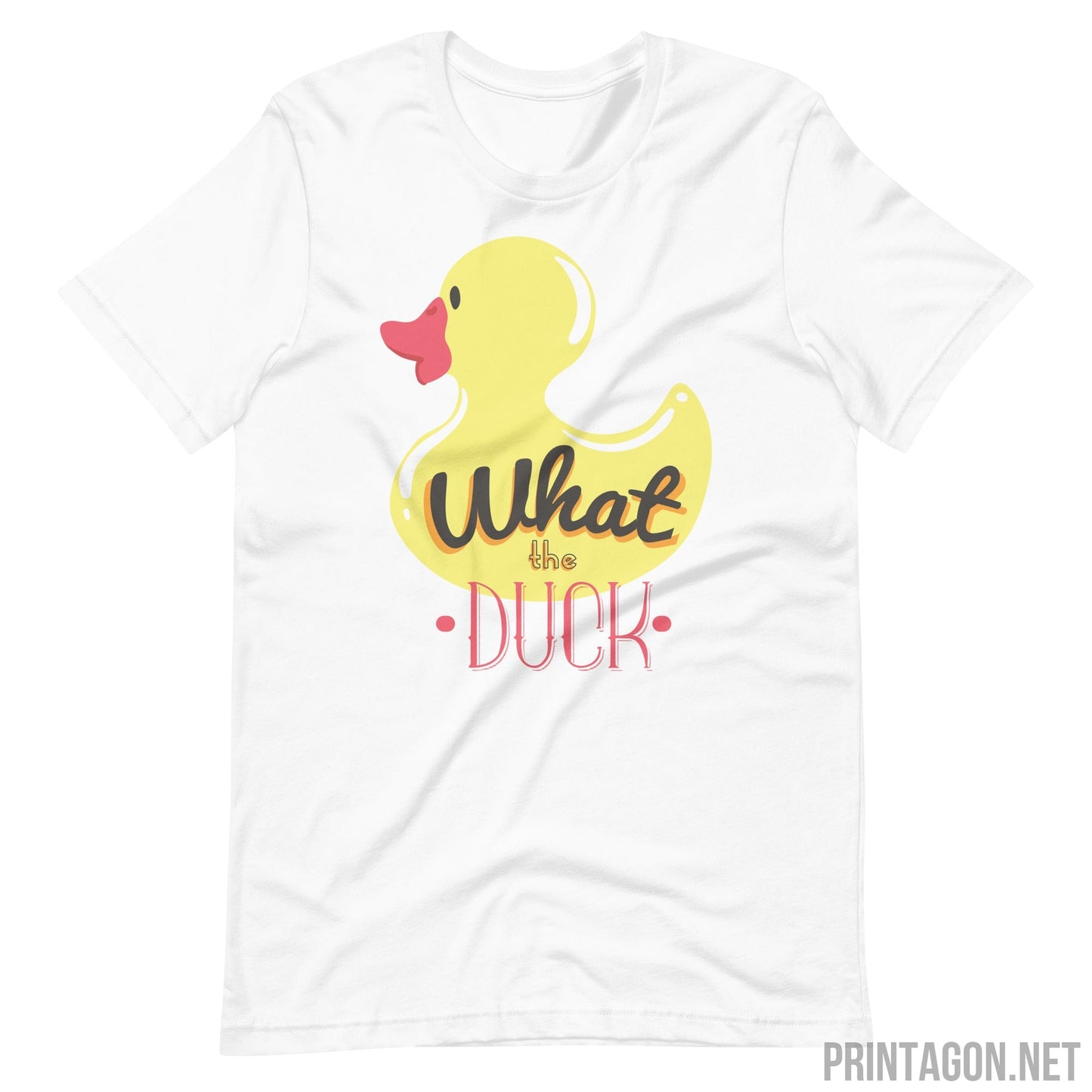 What The Duck - Unisex T-shirt - White / XS Printagon