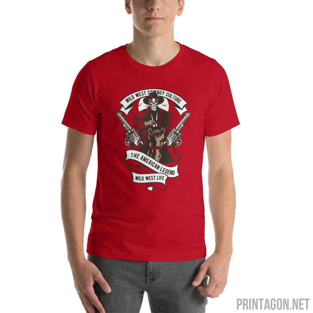 Wild West Cowboy Culture - Red / XS Printagon