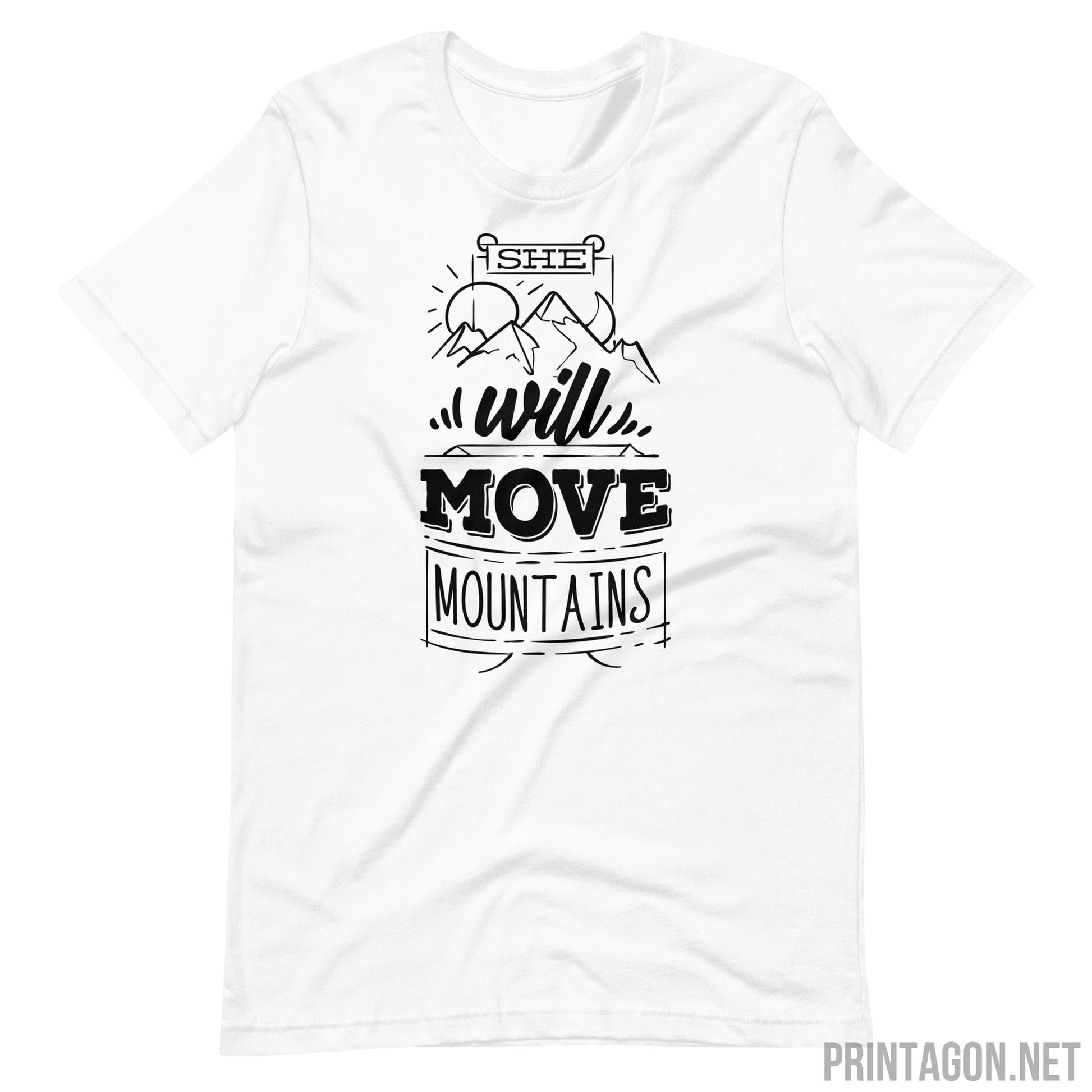 Will Move Mountains - Unisex T-shirt - White / XS Printagon