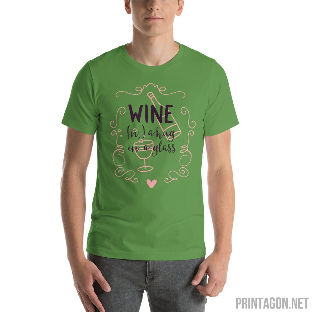 Wine in a Glass - Unisex T-shirt - Printagon