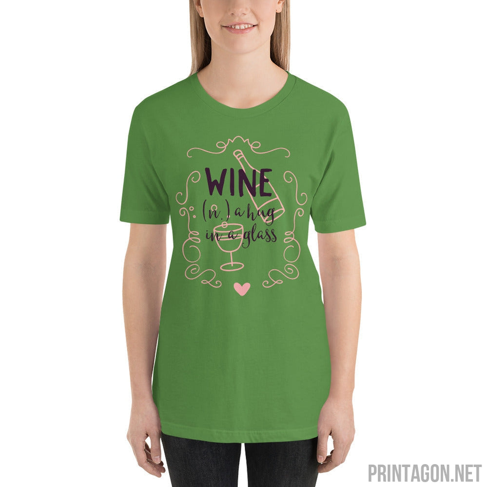 Wine in a Glass - Unisex T-shirt - Printagon