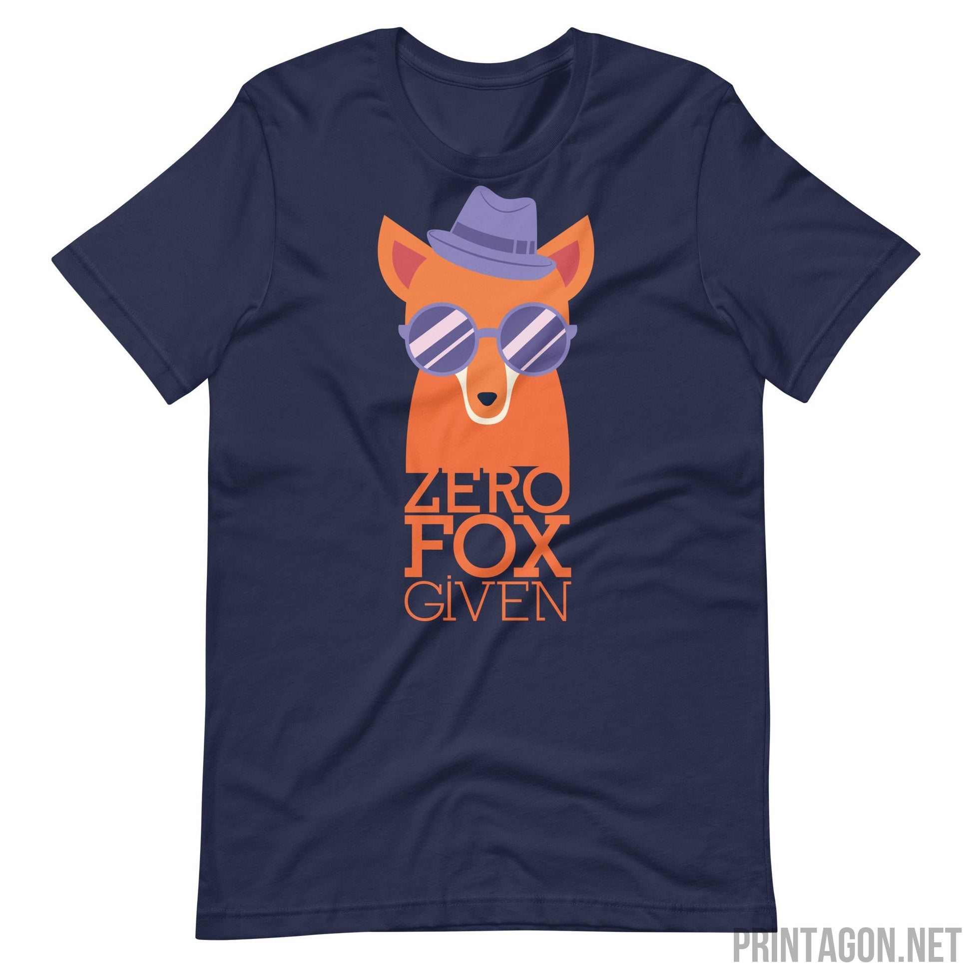 Zero Fox Given - Unisex T-shirt - Navy / XS Printagon